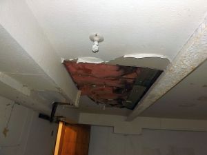 Hole in the ceiling